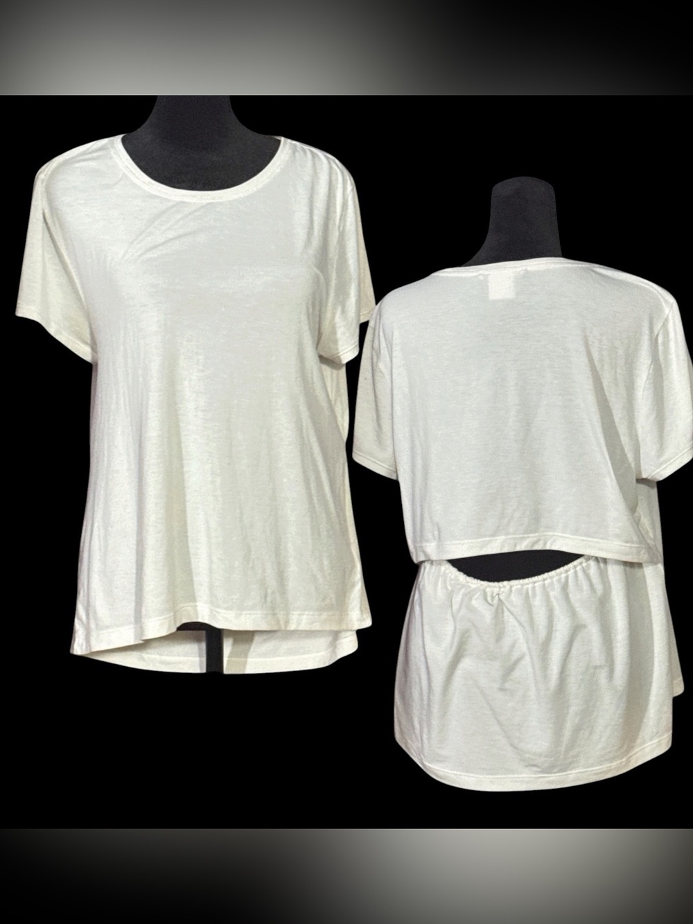 Athleta Air Out Cinch Tee- Size M